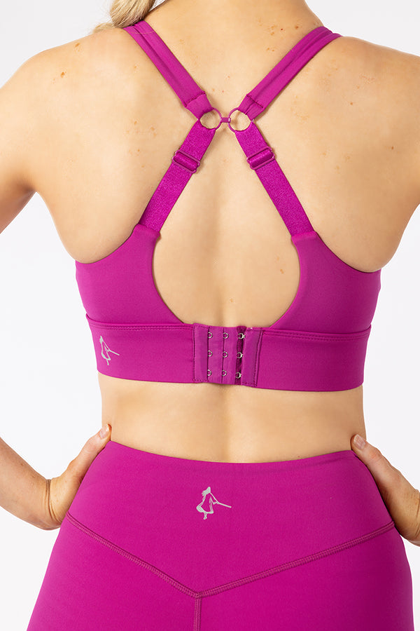 Venatrix Women's Pink High Intensity Sports Bra